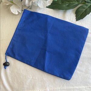 NWOT: Vibrant Blue Drawstring Dust Bag Pouch - Brand New